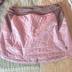 Mountain Hardwear Pink and Brown Mini Skirt